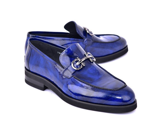 ◆SUECOMMA BONNIE◆Loafer detail sandal◆BLUE◆ Designer fashion, Seoul-fully created | W Concept