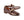 Corrente Loafer with Silver Buckle - Chocolate Brown