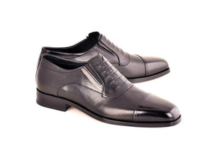 Corrente Laceless Cap Toe Black