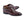 Corrente Perforated Leather Cap Toe Lace Up - Brown