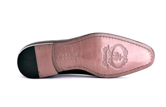 Corrente Perforated Leather Cap Toe Lace Up - Brown