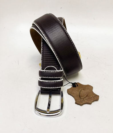 Style: C Collection Leather Belt Brown