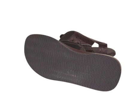 Corrente Printed Calfskin Sandal - Brown
