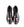Corrente Lux Leather Wingtip Fashion Sneaker - Black