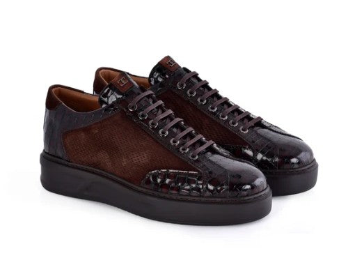 Corrente Fashion Sneaker - Brown
