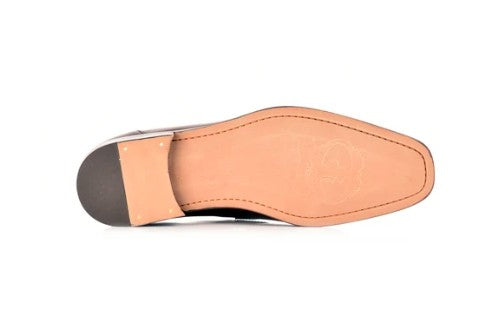 Corrente Lux Leather Tassel Loafer - Dark/Brown