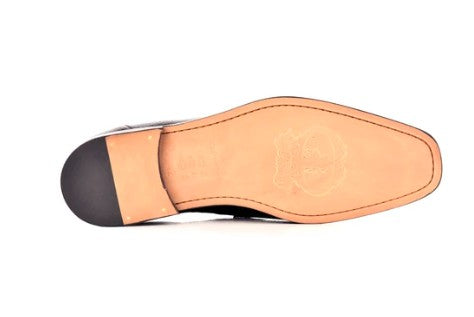 Corrente Lux Leather Tassel Loafer - Navy
