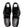 Mezlan Afton Textured Shiny Calf Monkstrap - Black