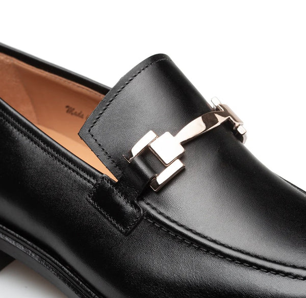 Mezlan Barsotti Patina Calf Loafer - Black