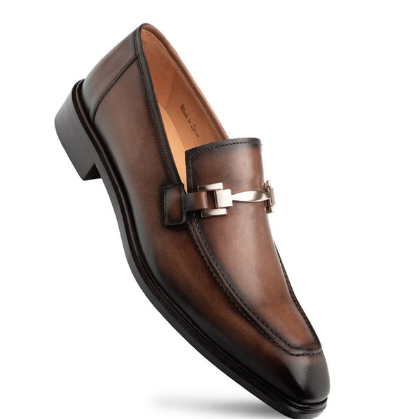 Mezlan Barsotti Patina Calf Loafer - Chocolate