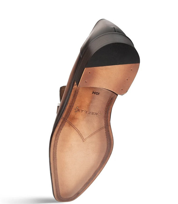 Mezlan Barsotti Patina Calf Loafer - Chocolate