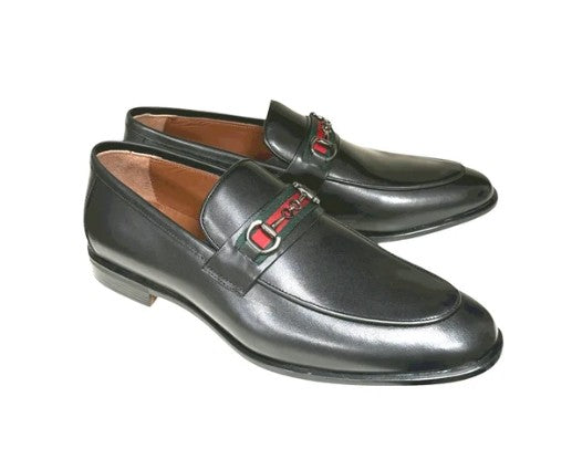 Pelle Borris Buckle Loafer Black