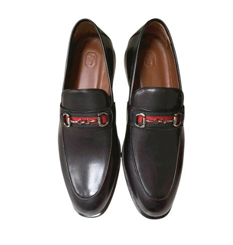 Pelle Borris Buckle Loafer Black