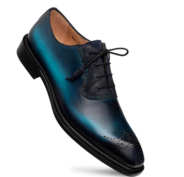 Mezlan Bretton Multi-Tone Oxford - Blue/Multi