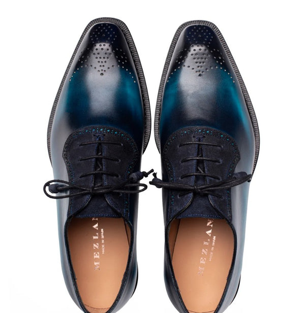 Mezlan Bretton Multi-Tone Oxford - Blue/Multi