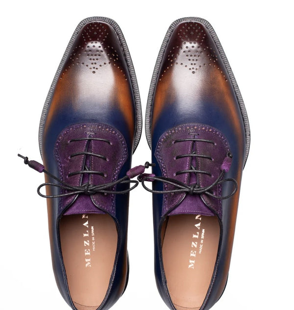 Mezlan Bretton Multi-Tone Oxford - Purple/Multi