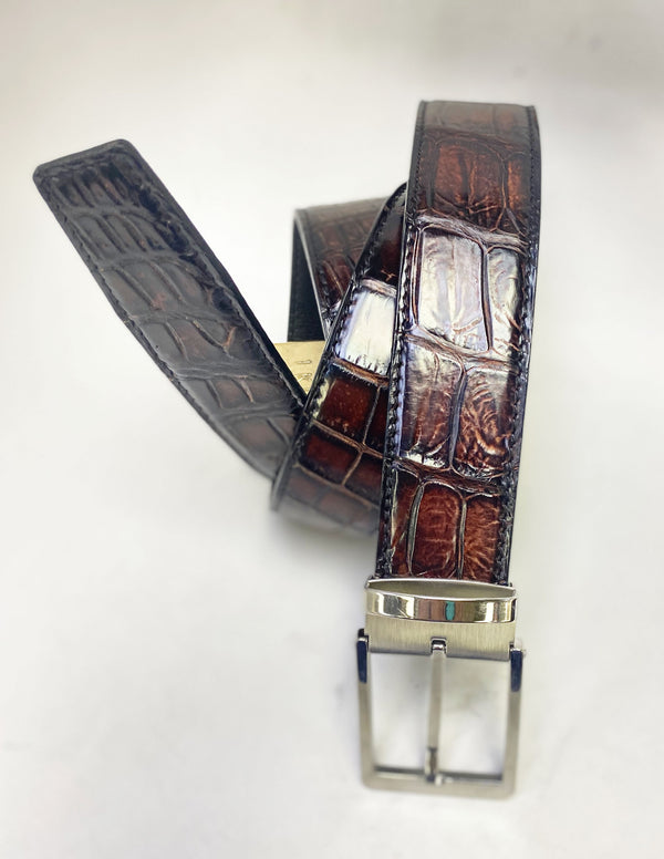Style: Maurice Alligator Belt-Brown