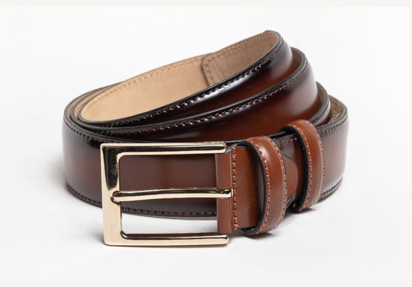Style: C Collection Brown Leather Belt