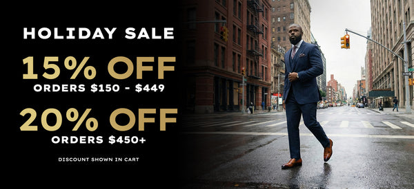 Business man walking on street - Holiday Sale
