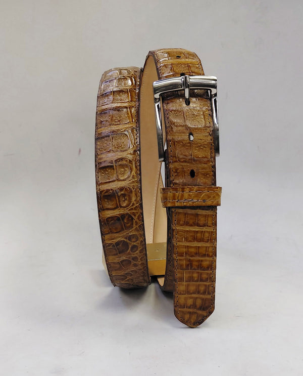Crocodile Belt Camel