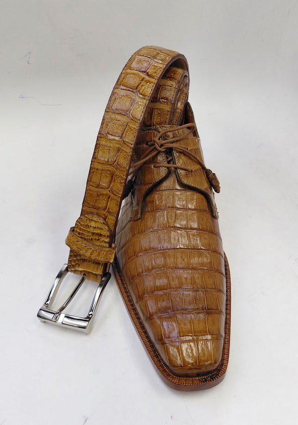 Crocodile Belt Camel