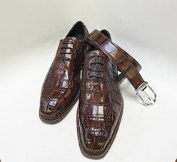 Style: Maurice Alligator Belt-Brown