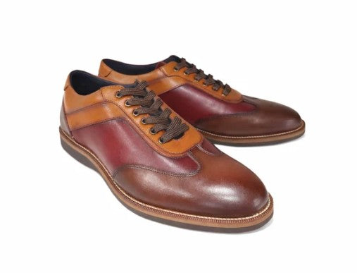 Pelle Dakota Two-Tone Sneaker - Brown