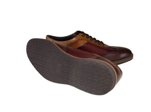 Pelle Dakota Two-Tone Sneaker - Brown