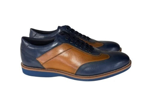 Pelle Dakota Two-Tone Sneaker - Navy