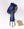 Style: C Collection Deerskin Belt Navy