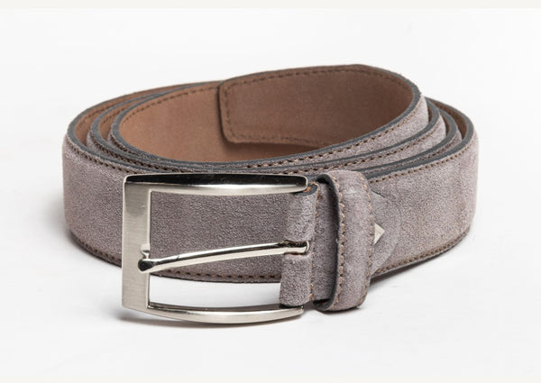 Style: C Collection Suede Belt Grey