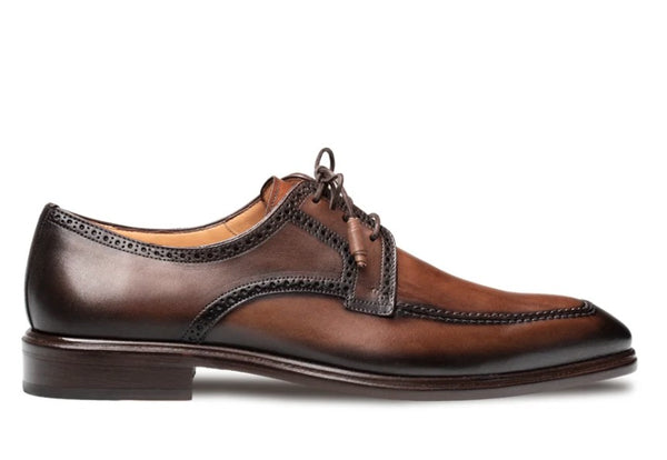 Mezlan Hatley Patina Calf Derby - Brown