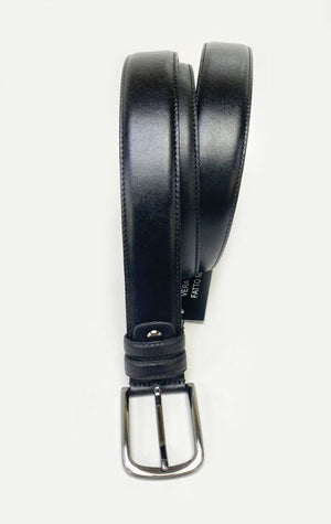 Leather Belt Black-58