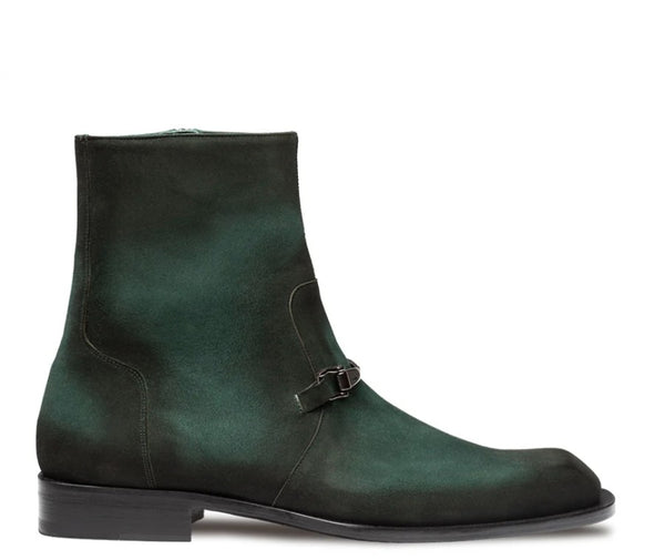 Mezlan Mystic Suede Ornament Boot Forest