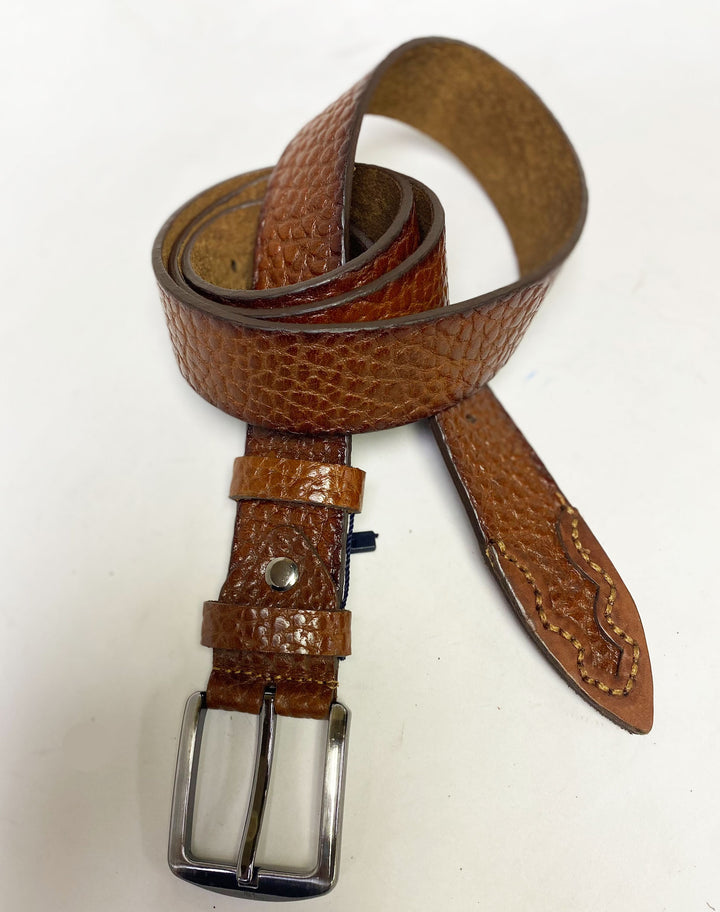 Patent Leather Belt Chocolate 44 C&E