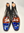 Maurice New York Custom Alligator Boot - Blue/Camel