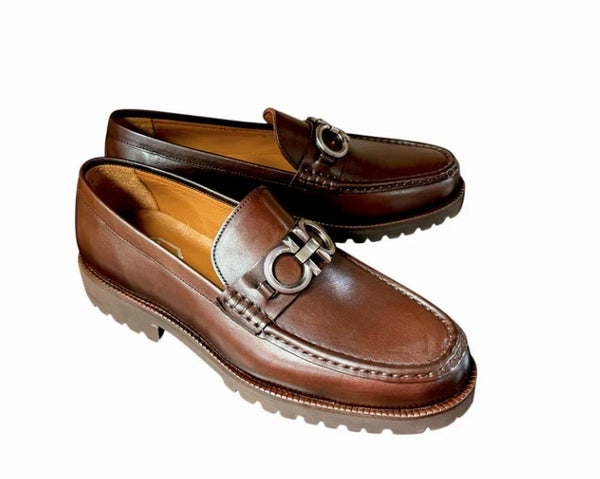 Pelle "Newport" Loafer C179 Brown