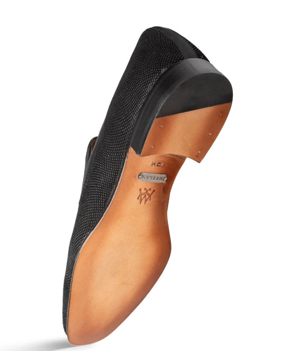 Style: "Notte" Beaded Suede Loafer