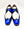 Maurice Palm Desert Ostrich Monkstrap - Blue/White