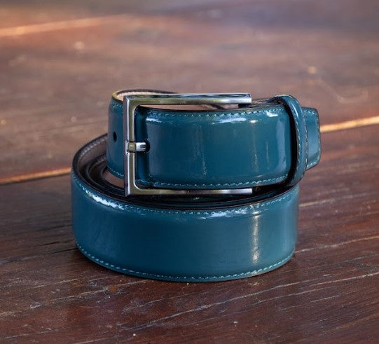 Patent Leather Belt Black 42 C&E