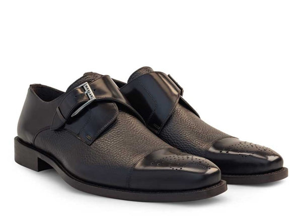 Mezlan Phoenix Monkstrap Shoe Brown