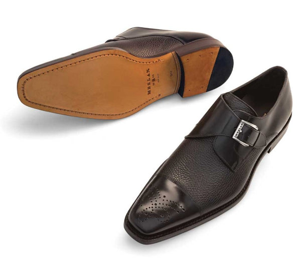 Mezlan Phoenix Monkstrap Shoe Brown