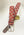 Style: C Collection Straw Printed Leather Belt Red