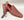 Style: C Collection Straw Printed Leather Belt Red