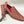 Style: C Collection Straw Printed Leather Belt Red