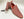 Style: C Collection Straw Printed Leather Belt Red