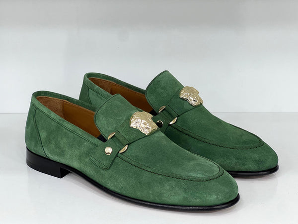 Style: C Collection Green Suede Belt