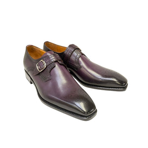 Style 2025A-2002 Purple Buckle Dress shoe