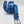 Burnished Calfskin Belt Blue