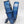 Burnished Calfskin Belt Blue